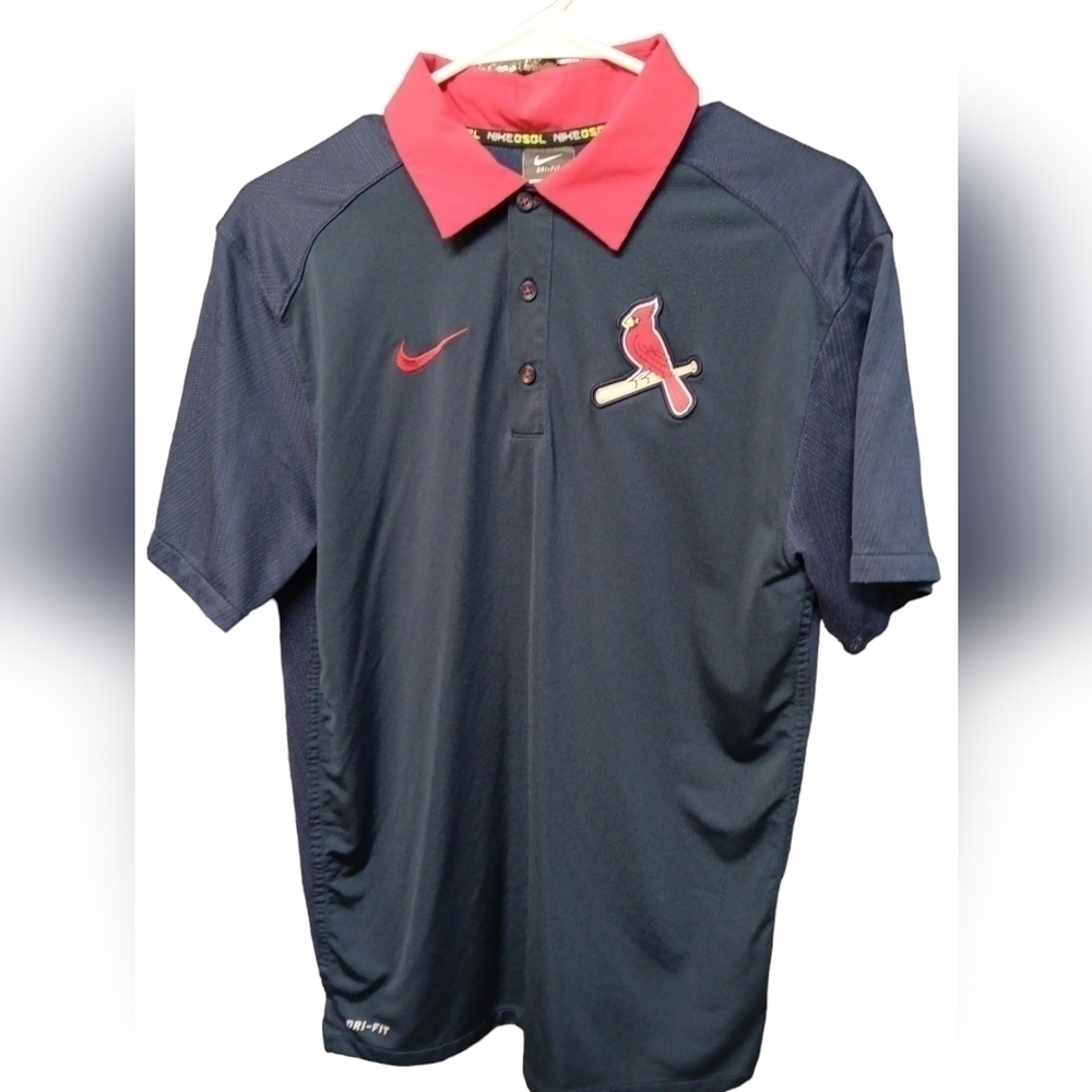 Nike St. Louis Cardinals Cooperstown Collection Shirt Polo Men’s Size small